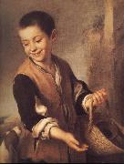 Bartolome Esteban Murillo Boy with a Dog oil